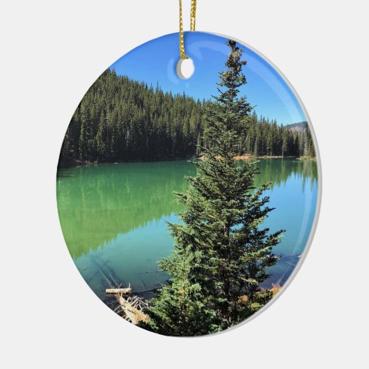 Devil's Lake, OR Keramisch Ornament (Links)