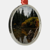 Devils Lake, Oregon Art Metalen Ornament (Rechts)