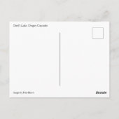 Devil's Lake, Oregon Briefkaart (Achterkant)