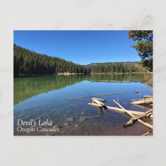 Devil's Lake, Oregon Briefkaart (Voorkant)