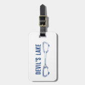 Devil's Lake Rock Climate Bagagelabel (Voorkant verticaal)