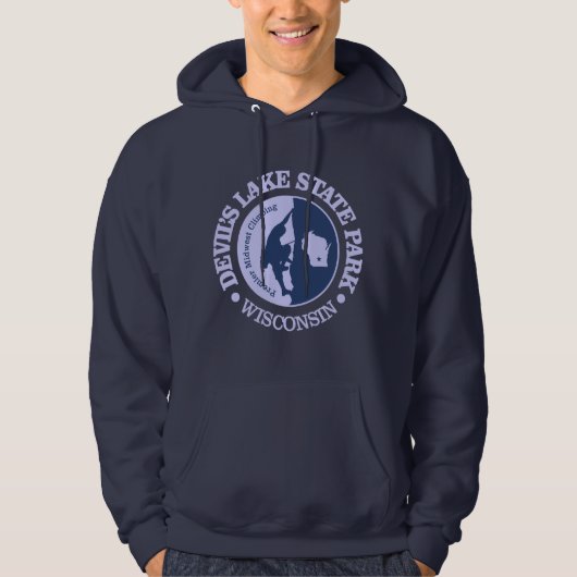 Devil's Lake State Park (klimmen) Hoodie (Voorkant)