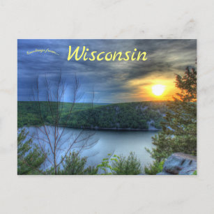 Devil's Lake State Park Wisconsin Briefkaart