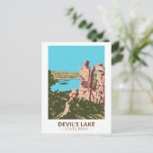 Devil's Lake State Park Wisconsin Devils Doorway Briefkaart (Staand voorkant)