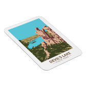 Devil's Lake State Park Wisconsin Devils Doorway Magneet (Rechterzijde)