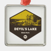 Devil's Lake State Park Wisconsin Metalen Ornament (Voorkant)