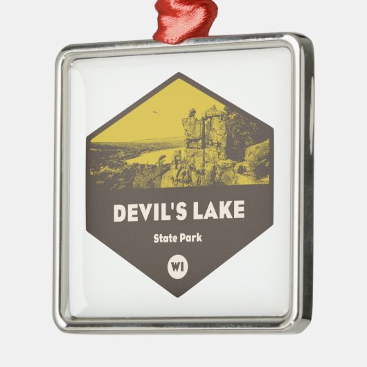 Devil's Lake State Park Wisconsin Metalen Ornament (Links)