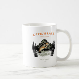 Devil's Lake State Park Wisconsin Retro Vintage Fi Koffiemok