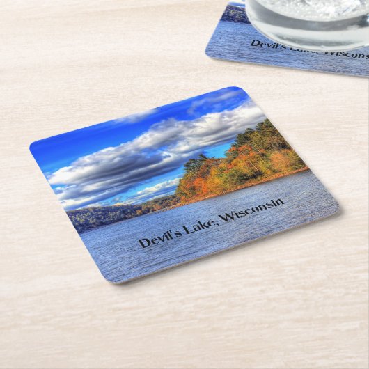 Devil's Lake, Wisconsin Kartonnen Onderzetters (Schuin)
