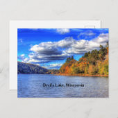 Devil's Lake, Wisconsin schilderachtig foto Briefkaart (Voorkant / Achterkant)