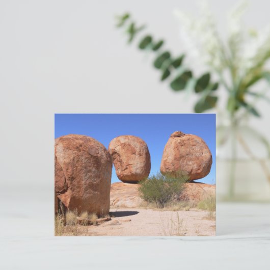 Devil's Marbles Briefkaart (Staand voorkant)