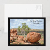 Devils Marbles / Northern Territory / Australië Briefkaart (Voorkant / Achterkant)