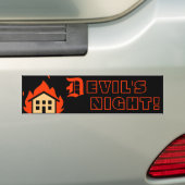 DEVIL'S NACHT - DETROIT BUMPERSTICKER (Op auto)