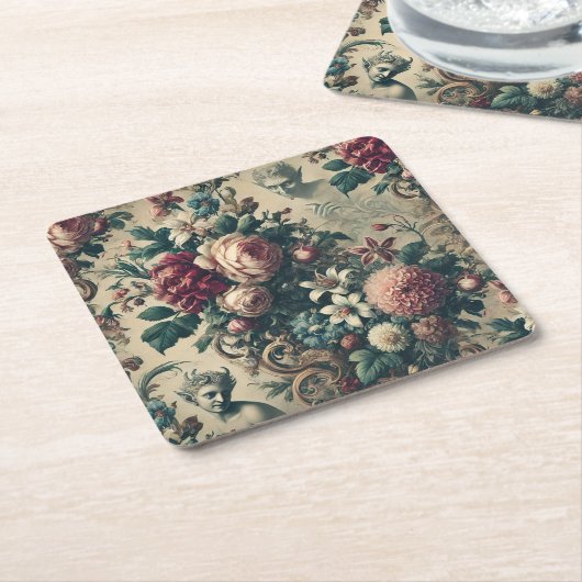 Devils of Dandy – Gothic Victorian Kartonnen Onderzetters (Schuin)