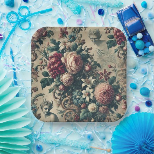 Devils of Dandy – Gothic Victorian Papieren Bordje (Feest)