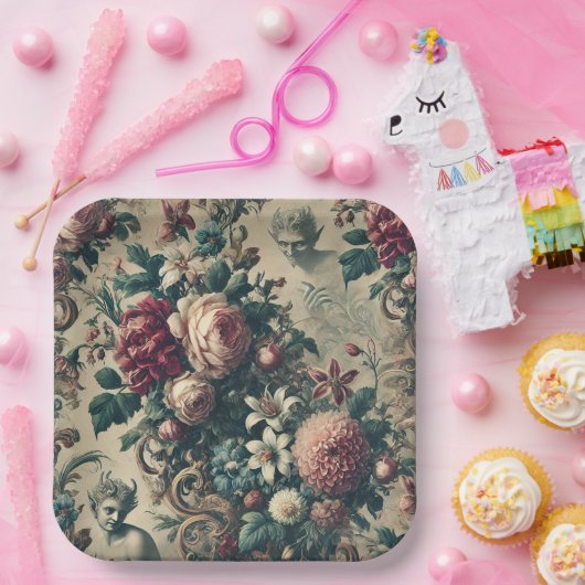 Devils of Dandy – Gothic Victorian Papieren Bordje (Feest)