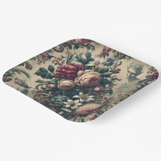 Devils of Dandy – Gothic Victorian Papieren Bordje (Gebogen)