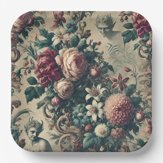 Devils of Dandy – Gothic Victorian Papieren Bordje (Voorkant)