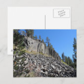 Devils Postpile National Monument Briefkaart (Voorkant / Achterkant)