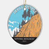 Devils Postpile National Monument  Keramisch Ornament (Links)