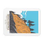 Devils Postpile National Monument  Magneet (Horizontaal)