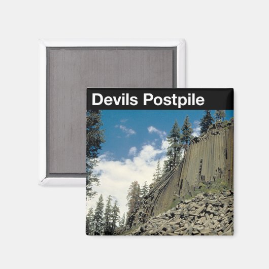 Devils Postpile National Monument Magneet (Voorkant / Achterkant)
