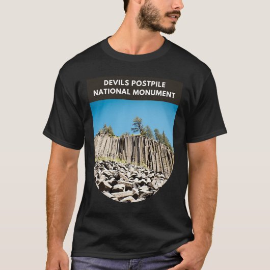 Devils Postpile National Monument T-shirt (Voorkant)