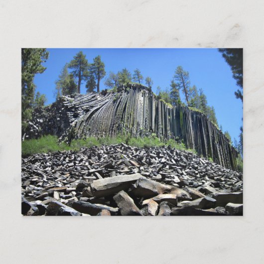 Devils Postpile - Sierra Briefkaart (Voorkant)