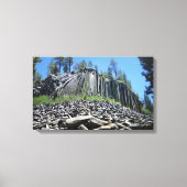 Devils Postpile - Sierra Canvas Afdruk (Voorkant)