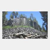 Devils Postpile - Sierra Rechthoekige Sticker (Voorkant)
