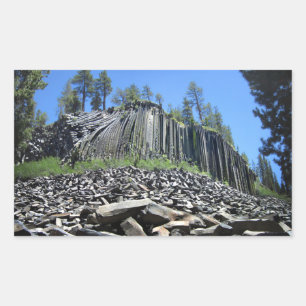Devils Postpile - Sierra Rechthoekige Sticker
