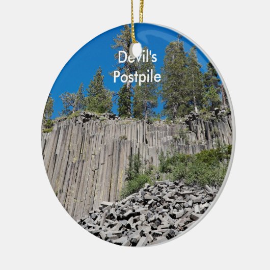 Devil's postpool keramisch ornament (Links)