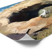 Devil's Punchbowl aan de kust van Oregon Poster (Hoek)
