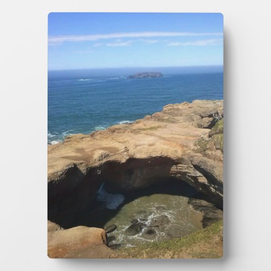 Devil's Punchbowl & Otter Rock, OR Fotoplaat (voorkant)
