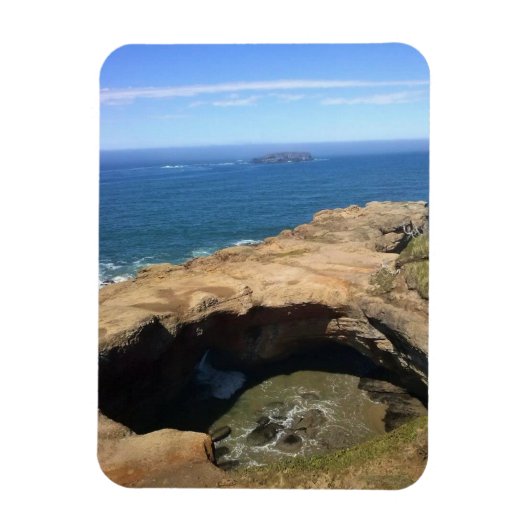 Devil's Punchbowl & Otter Rock, OR Magneet (Verticaal)