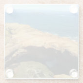 Devil's Punchbowl & Otter Rock, Oregon Glazen Onderzetter (Achterkant)