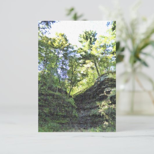 Devils Punchbowl Preserve Bedankkaart (Staand voorkant)