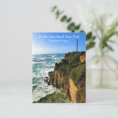 Devil's Punchbowl State Park, Newport, Oregon Post Briefkaart (Staand voorkant)