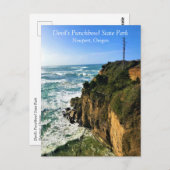 Devil's Punchbowl State Park, Newport, Oregon Post Briefkaart (Voorkant / Achterkant)
