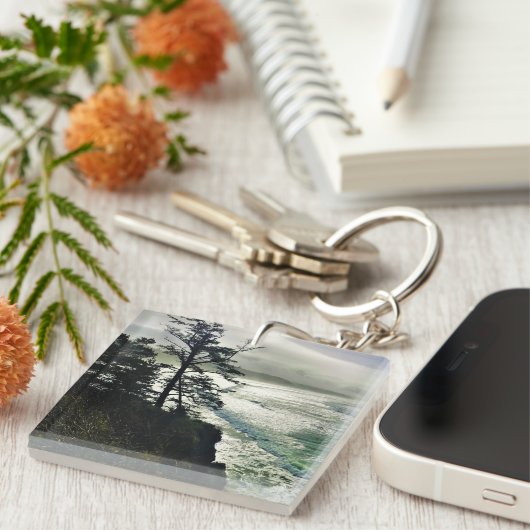 Devil's Punchbowl State Park, Newport, Oregon Sleutelhanger (Voorkant Rechts)