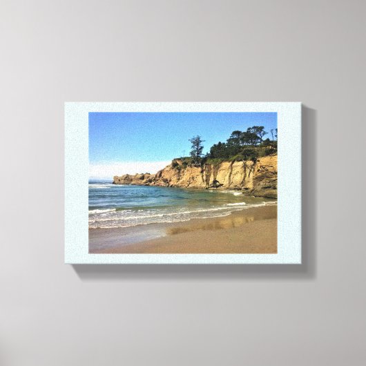Devil's Punchbowl State Park, Oregon Canvas Afdruk (Voorkant)