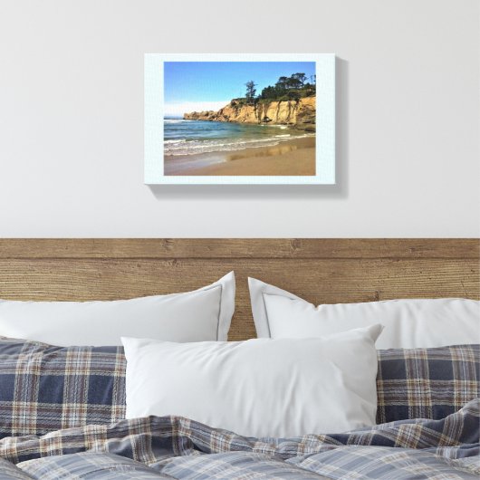 Devil's Punchbowl State Park, Oregon Canvas Afdruk (Insitu (Slaapkamer))