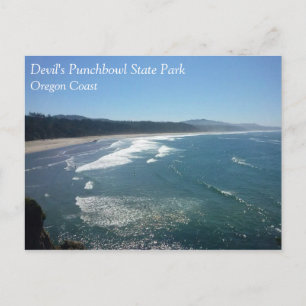 Devil's Punchbowl State Park, Oregon Coast Briefkaart