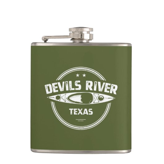 Devils River Texas Kajakvaren Heupfles (Voorkant)