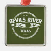 Devils River Texas Kayaking Metalen Ornament (Voorkant)