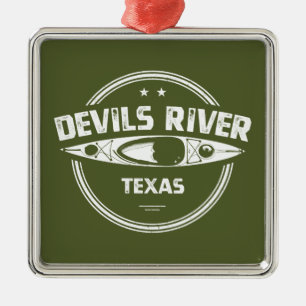 Devils River Texas Kayaking Metalen Ornament