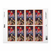 DEVIL'S RODE WIJNGOOKZEEF/ANTIEK TAROTS ETIKET (Full Sheet)