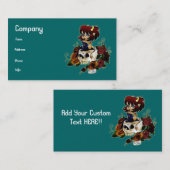 "Devil's Skull"-Visitekaartjes Visitekaartje (Voorkant / Achterkant)