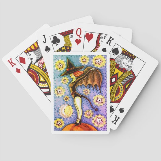 DEVIL'S TAIL WITCH & BAT WINGS, STERRENNACHT SEXY POKERKAARTEN (Achterkant)