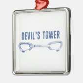 Devil's toren die snel klimmen metalen ornament (Links)